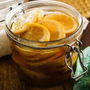 Honey Fermented Ginger and Lemon Elixir